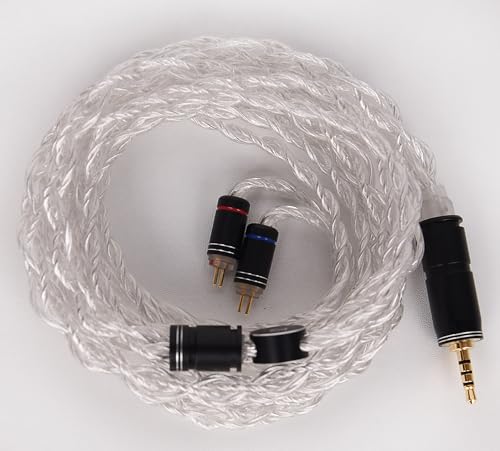 �yJSHiFi-Moonbeam�z2pin2.5mm���P�[�u�� �t���b�g2pin0.78mm �É͓��⃁�b�L���� 2.5mm�o�����X�C���z���A�b�v�O���[�h�P�[�u�� �C���t�H�������P�[�u�� (��, 2pin2.5mm)