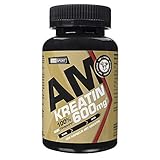 mit 100% Creapure AMSPORT® Kreatin 120 Kapseln, mit Creapure Rohstoff, 600mg Kreatin pro Kapsel, Made in Germany