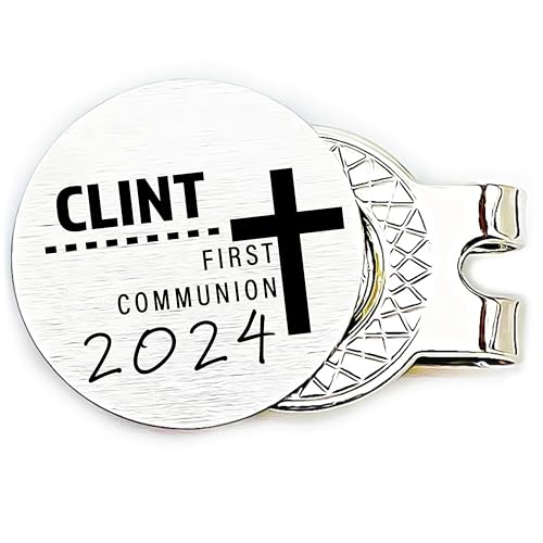 Boy's First Communion Golf Ball Marker First Communion Gift Boy Gift For Him Confirmation Golfing Gift For His First Communion Golfer COMMUNION-GOLF