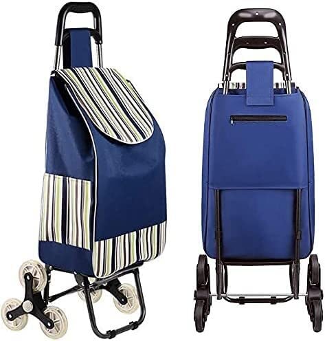 Einkaufstrolley Klappbar Faltbarer Einkaufswagen Einkaufswagen Faltbarer Einkaufswagen Leichter Einkaufswagen… – Bild 3
