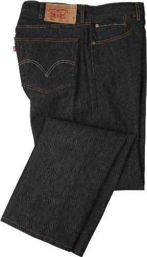 Levi's Men's 501 Original Shrink To Fit Jean, Black STF - Big & Tall, 32x38