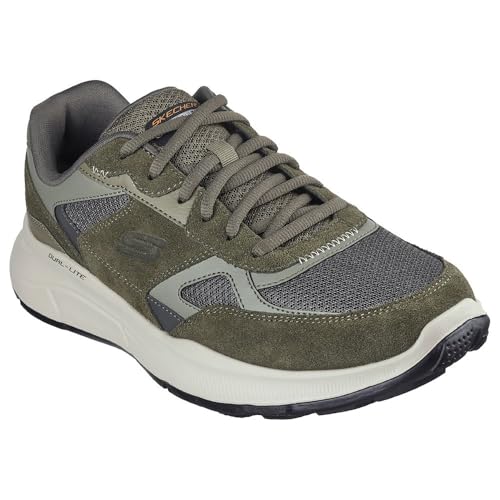 Skechers Men's Sneaker, Olive, 10.5