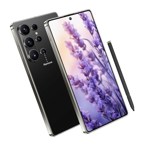 XVCGYK I26 Ultra Unlocked Cell Phone,12+512GB Smartphone,7000mAh, 6.99" HD Screen,Built in Pen The Phone,Dual SIM,Android 15/5G/Face ID/Fingerprint Lock/GPS (Black)