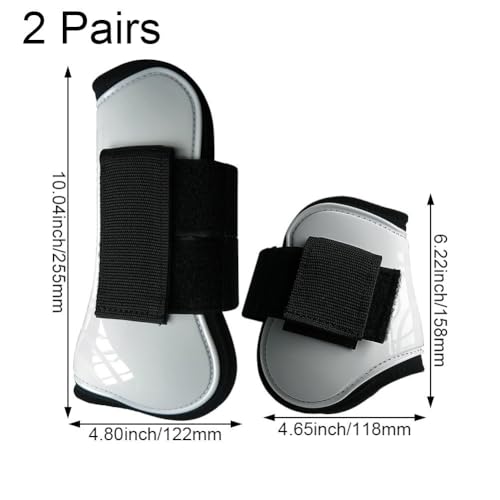 Botas de tendón de caballo protector de pierna de caballo con absorción de golpes PU 6