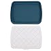 JOROBURO Puppy Potty Training Tray, Detachable Washable Mesh Dog Pee Pad Holder Tray, Puppy Training Pad Holder Floor Protection Pet Toilet Training Tray Litter Box Corner for Dogs (Blue)