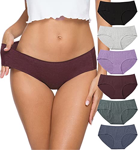 Listado de Costura de ropa interior . 47 ALTHEANRAY - Calzoncillos de algodón sin Costuras para Mujer, Paquete de 6