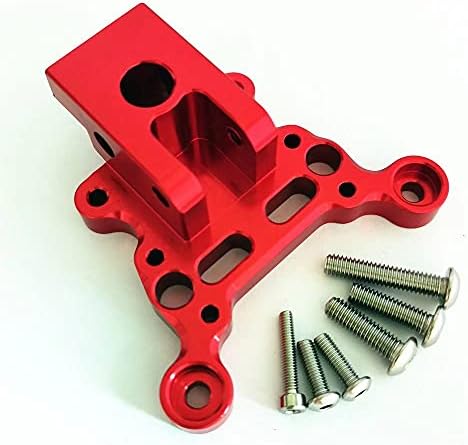 Aluminum Front Center Brace Mount Red for Arrma Kraton Talion Outcast ARA320500 image 3