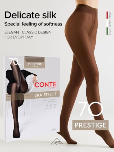 Image of Conte Classic Semi Opaque Silk Tights Prestige 70 Den