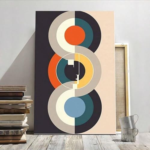 Impression sur toile géométrique moderne pour agrandir votre espace bureau