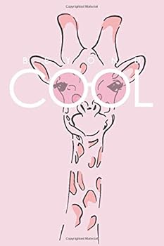 Paperback Beyond Cool: Pink Giraffe Wide Ruled Notebook Book