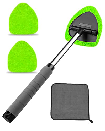 COFSODI Auto Window Cleaning Tool, Retractable Windshield Cleaner Wand, Car...