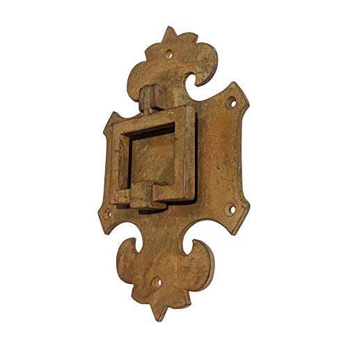 Adonai Hardware Mnason Antique Iron Door Knocker (Rust Living Finish) #TOP2