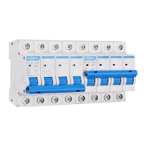 Commutateur de transfert manuel double puissance 32A 63A disjoncteur Rail Din 1P 2P 3P