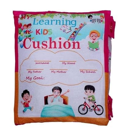 PRAMUKH VARNI Baby Learning Pillow | Baby Cushion Pillow | Baby Learning Cushion | Child Learning Cushion | Child Learning Pillow | My Learning Kids Cushion | Kids Learning Pillow (B0CR48BGF2) Amazon Price History, Amazon Price Tracker