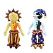 Sundr FNAF. Pluszowa zabawka, Sundrop i Moondrop FNAF Plushie, Sundrop FNAF Plush, FNAF Security Breach Sundrop Plush, Poduszki Prezenty dziecięce (Color : A2pcs, Size : As shown)