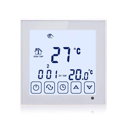 Preisvergleich Produktbild Beok Raumheizungs-Thermostat, elektrische Fußbodenheizung Programmierbare Thermostate TDS21-EP