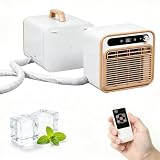 Compatto e portatile per molteplici scenari: Con design compatto e leggero, maniglia integrata e tubo flessibile, questo raffrescatore d'aria è ideale per appartamenti, garage, camper, tende, officine e per gli spostamenti