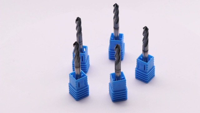 Image of 4 Flute 90 Solid Carbide Drill Mill Set(5Pcs, 3 /16 inch), AlTiN Coated | 90 Included Angle, 3 /16 inch Cutting Dia, 3 /16 inch Shank, 3 /4 inch LOC, 2 inch OAL For Milling Alloy Steel, Carbon Steel, Iron, Copper