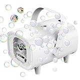 keabys Fog Bubble Machine, Automatic Professional Bubble Blower Machine, Portable Fog Bubble Maker...