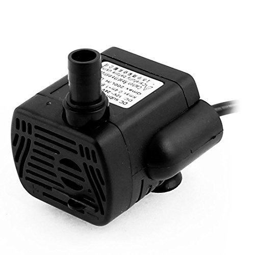 Aexit DC 12V-24V Pumps 3W Solar Mini Submersible Pump for Aquarium Fish Tank Drum Pumps Fountain Pond