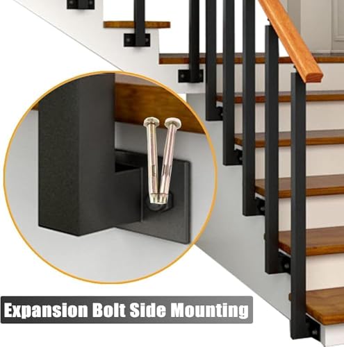 Garde-Corps d'intérieur pour escalier difficile avec pivots réglables - 5