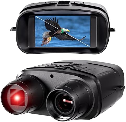 Anyork Rechargeable Night Vision Goggles for Hunting, 4K Infrared Night Vision Binoculars