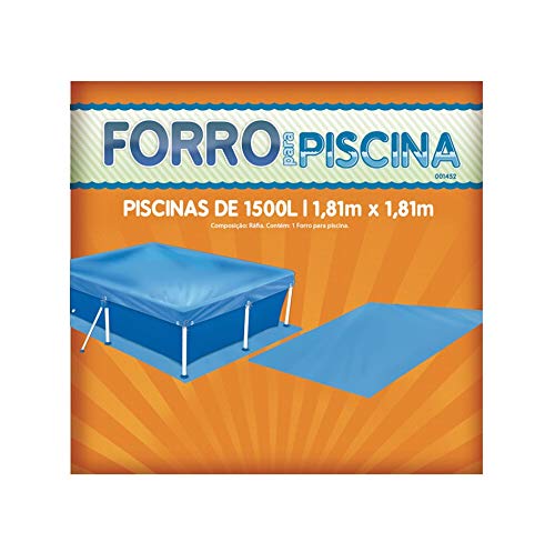 Kit Piscina Infantil 1500 Litros + Capa + Forro - Mor