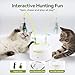 ALL FOR PAWS Interactive Cat Toy, Automatic Fluttering Bug Enrichment Toy for Indoor Kittens, Flying Cat Toy with Motion Sensor, 1 Replacements