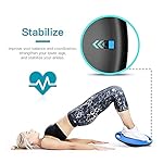 EVERYMILE Wobble Balance Board, Exercise Balance Stability Trainer Portable Balance Board with Handle for Workout Core Trainer Physical Therapy & Gym No-Skid Surface - Image 4