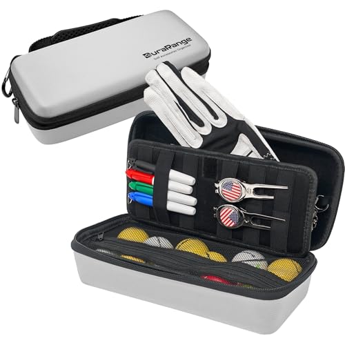 DURARANGE Golf Glove Holder Case with Glove Shaper - Portable