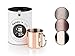 Produktbild Buddy´s Bar - Moscow Mule Becher, 450 ml, hochwertiger Edelstahl-Becher, lebensmittelecht, Cocktail-Tasse inklusive Geschenkbox, Kupfer Poliert, 1 Stück