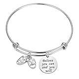 BAUNA Actor Gifts for Theatre Tragedy Comedy Mask Thespian Mask Charm Bracelet Musical Theatre Gift for Actor Acting Director Theater with Inspirational Quote (Drama Mask Bracelet)