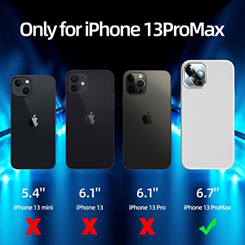 Dssairo [5 In 1 For Iphone 13 Pro Max Case 6.7 Inch, With 2 Pack Screen Protector + 2 Pack Camera Lens Protector, Liquid Silicone Ultra Slim Shockproof Protective Phone Case (White)……… #TOP5