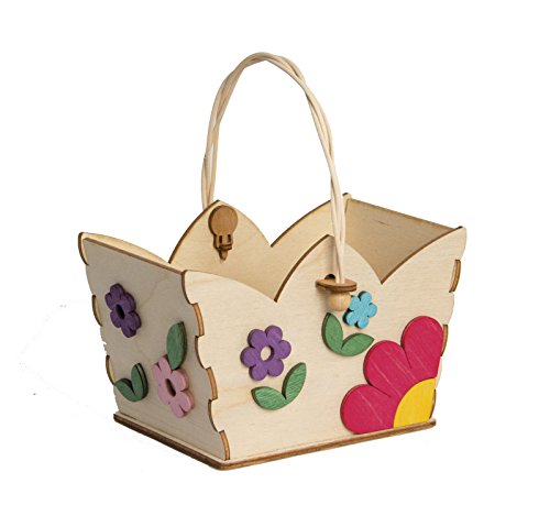 Hobaku Kuhnert 16 x 10 x 18 centímetros Hágalo Usted Mismo Kit Cesta de la Flor