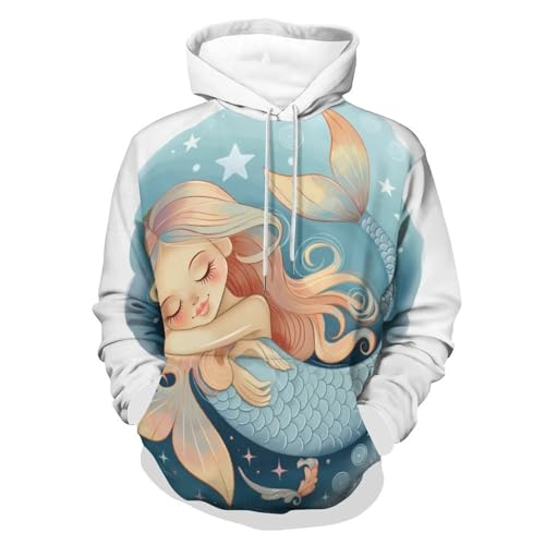 Pullover homme femme sirène féerique le cadeau idéal en taille S