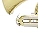 HXYIG Professional Bb Flat Cornet Brass Instrument with Carrying Case Gloves Cleaning Cloth Brushes