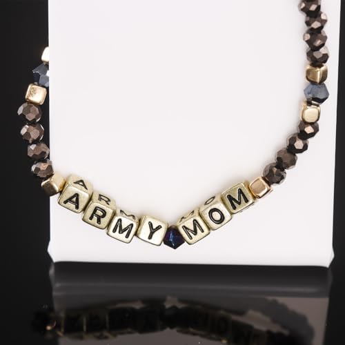 Kivosliviz Army Mom Bracelet for Women Gifts Military Bracelets Jewelry Proud Army Mom Bracelet3