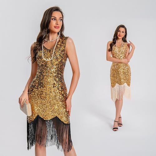 Robe de soirée vintage brodée de perles au raffinement absolu - 6
