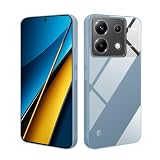 HS Products HSP Cover per Xiaomi Poco X6 5G – Antiurto e Perfettamente Aderente | Custodia in Silicone TPU con Microdots Anti-Ingiallimento e Protezione Fotocamera – Trasparente