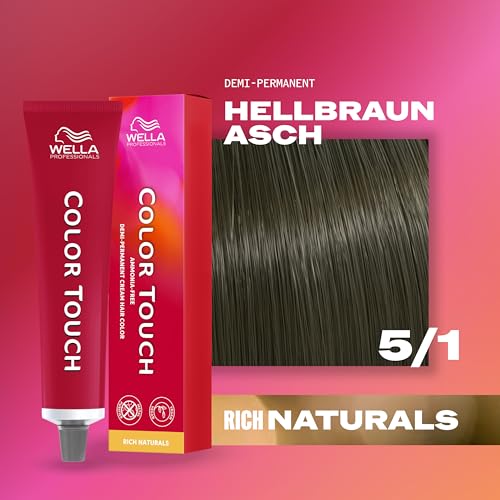 Coloration Color Touch Rich Naturals 51 Châtain Cendré Wella 60ml - vue 3