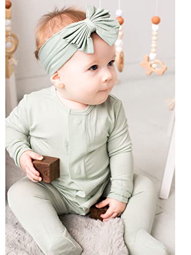 Magnetic Me Footie Pajamas Soft Modal Baby Sleepwear with Quick Magnetic Fastener | Boys and Girls Sleeper Preemie-24 Months2