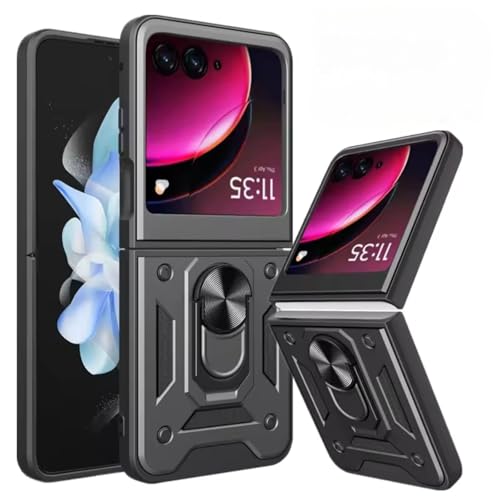 Capa Capinha Armor Dobravel Anti Impacto Ring Para Razr 50 Tela 6.9 + Anel 360