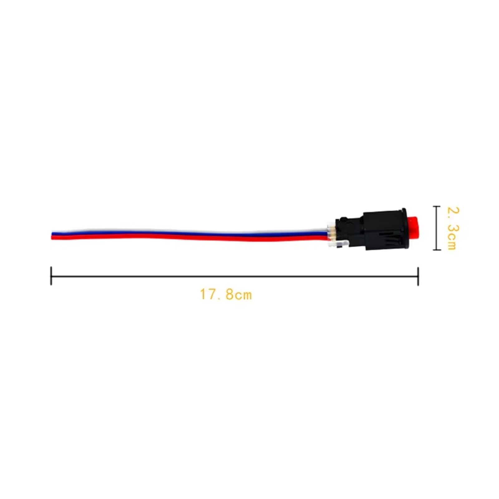 Interrupteur Double Clignotant Pour Moto Pour Scooter Bouton De Commutation Des Feux Détresse Clignotant Véhicule Électrique Interrupteur Lampe D'urgence Accessoires Démarrage Moto Interrupteur