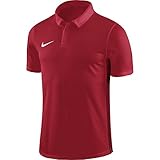 Nike Dry fabric NIKE M Nk Dry Acdmy18 Polo SS T-Shirt, Hombre, University Red/Gym Red/(White), L