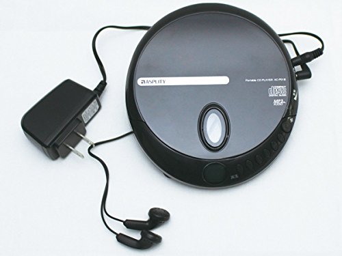 Amazon | ポータブルCDプレーヤー ブラック | ASPLITY