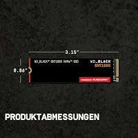 WD_Black SN7100X NVMe SSD 2 TB (Speicher mit Lesegeschwindigkeiten bis zu 7.250 MB/s, Offiziell lizenzierter Speicher für ROG Xbox Ally (X) und PC, PCIe Gen4, 1 Monat Xbox Game Pass Ultimate) – Ansicht 4