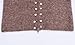Women's Fall Winter Solid Color Casual Ock Neck Multi-Button Knit Cardigan Jacket (Khaki,Large)
