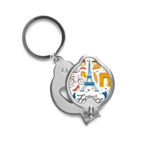 Accessoire soin des ongles France en acier durable avec motif architectural