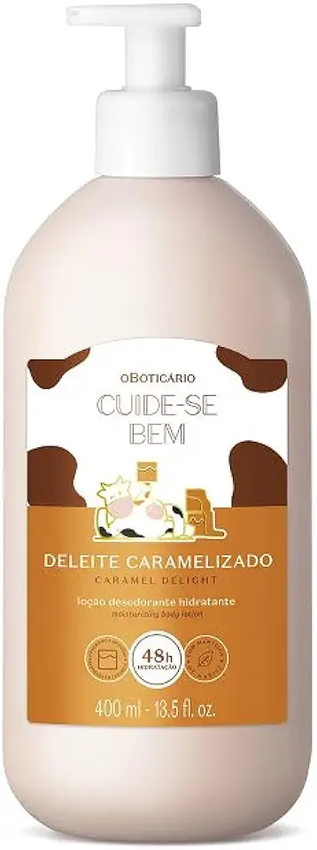 Loção Hidratante Desodorante Corporal Cuide-Se Bem Deleite Caramelizado 400ml