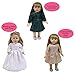 18 Inch Doll Clothes Dress and Doll Accessories (Holiday Doll Clothing)